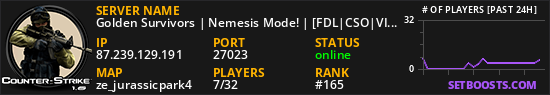 Golden Survivors | Nemesis Mode! | [FDL|CSO|VIP]
