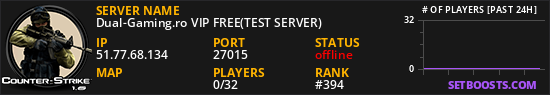 Dual-Gaming.ro VIP FREE(TEST SERVER)