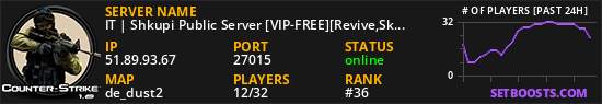 IT | Shkupi Public Server [VIP-FREE][Revive,SkinsMenu]