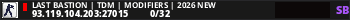Last Bastion | TDM | Modifiers | 2026 New