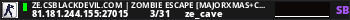 ZE.CSBLACKDEVIL.COM | Zombie Escape [MajorXMAS+CSO+Events!]