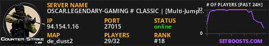 OSCAR.LEGENDARY-GAMING # CLASSIC | [Multi-Jumps x3 + FREE VIP]