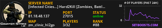 [Infected Cities...] Hard2Kill [Zombies, BattlePass, FreeVIP]