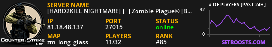 [Hard2Kill N!GHTMARE] [#1] Zombie Plague [BATTLEPASS, CLANS]