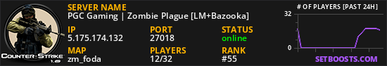 PGC Gaming | Zombie Plague [LM+Bazooka]