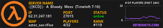 HALFLIFE.KILLERDYNAMICS.NET|SEVSMOD|GORE|TIMELEFT 1:11
