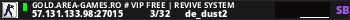 GOLD.AREA-GAMES.RO # VIP FREE | REVIVE SYSTEM