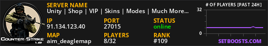 Unity | Shop | VIP | Skins | Modes | Much More!