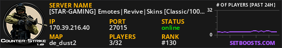 [STAR-GAMING] Emotes|Revive|Skins [Classic/1000 FPS/VIP]
