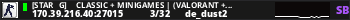 [STAR★G] ⮞ Classic + Minigames | (valorant + RPG + emotes & More)