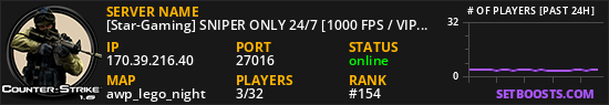 [Star-Gaming] SNIPER ONLY 24/7 [1000 FPS / VIP]