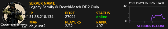 Legacy Family ® DeathMatch DD2 Only