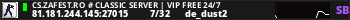 CS.ZAFEST.RO # CLASSIC SERVER | VIP FREE 24/7