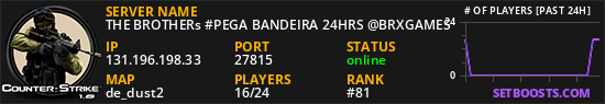 THE BROTHERs #PEGA BANDEIRA 24HRS @BRXGAMES