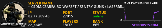 ~ CSDM.CSAREA.RO WAR3FT / SENTRY GUNS / LASERMINI / SHOP4